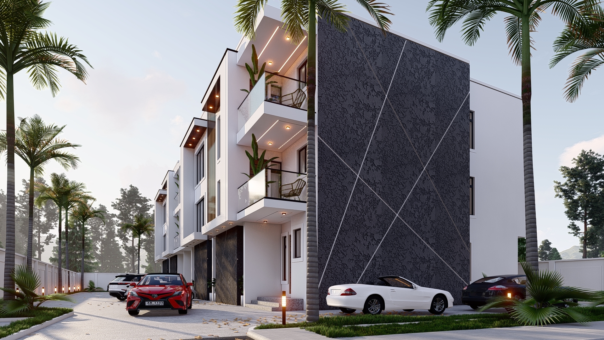 Sustainable development view in Dape.