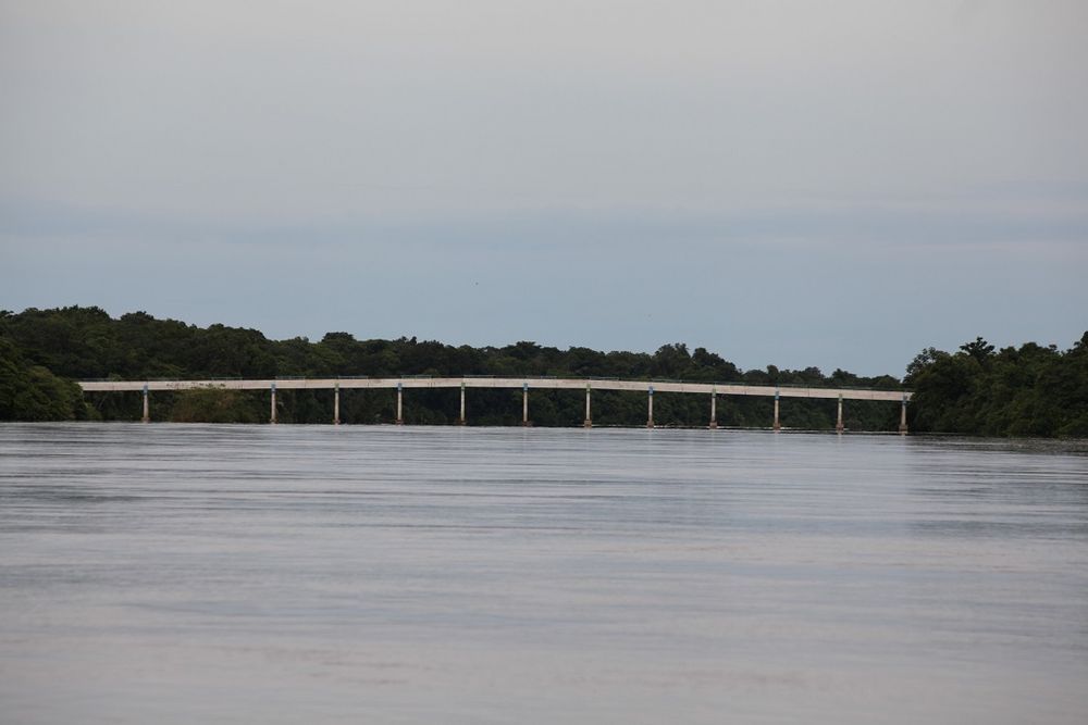 Ponte em toda sua extensão