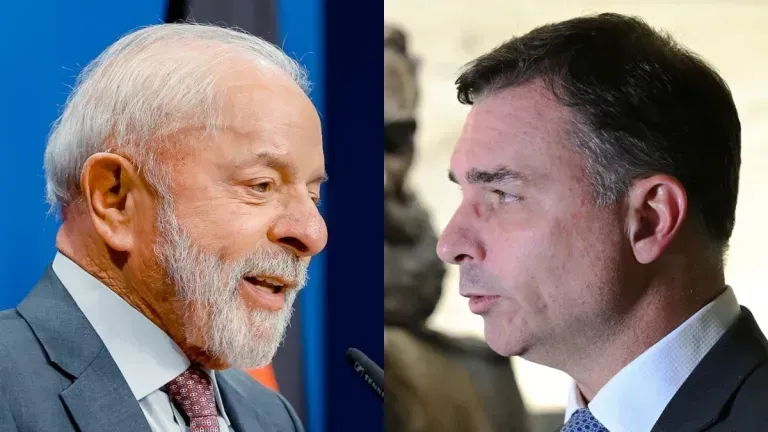 Pela margem de erro, Lula e Flávio Bolsonaro estão empatados tecnicamente 