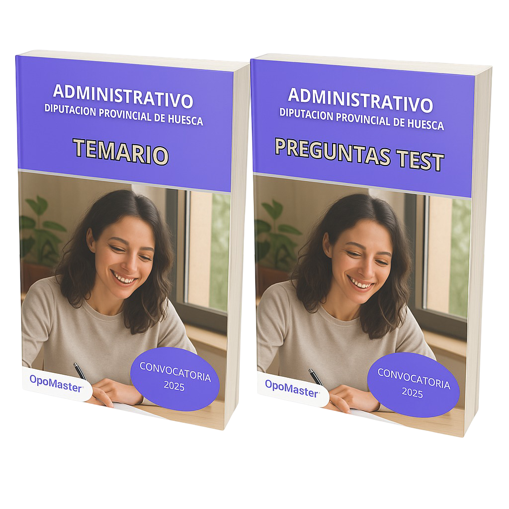 Estudiante preparando oposiciones