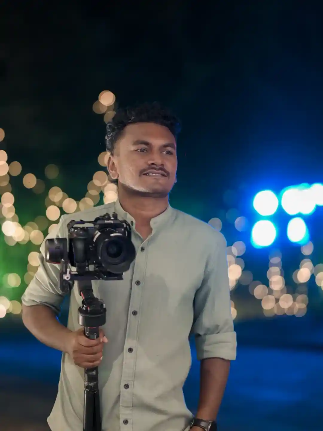 Headshot of Ranjith K, the creative director.