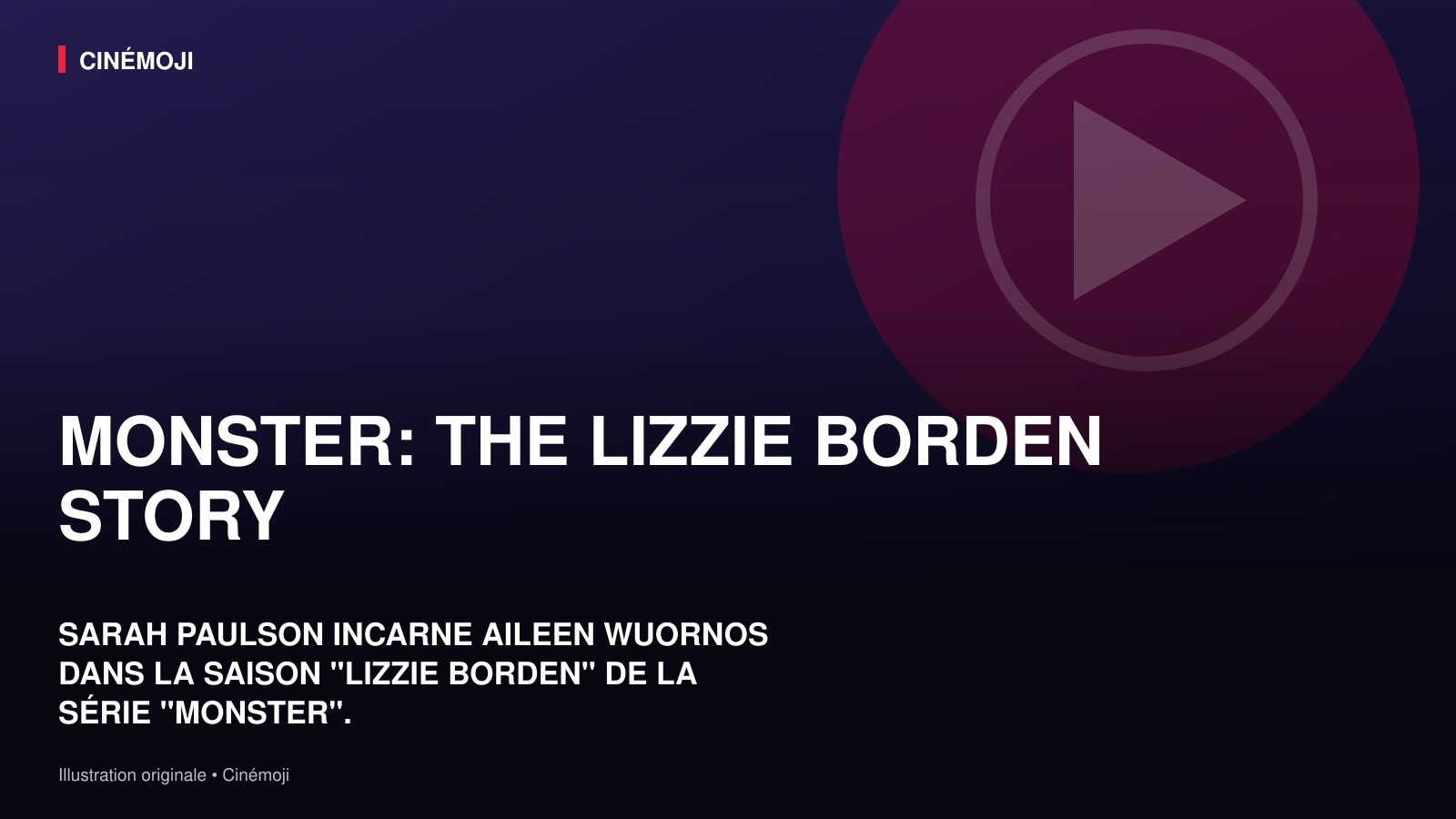 MONSTER: THE LIZZIE BORDEN STORY - LE RÔLE DE SARAH PAULSON DÉCRYPTÉ