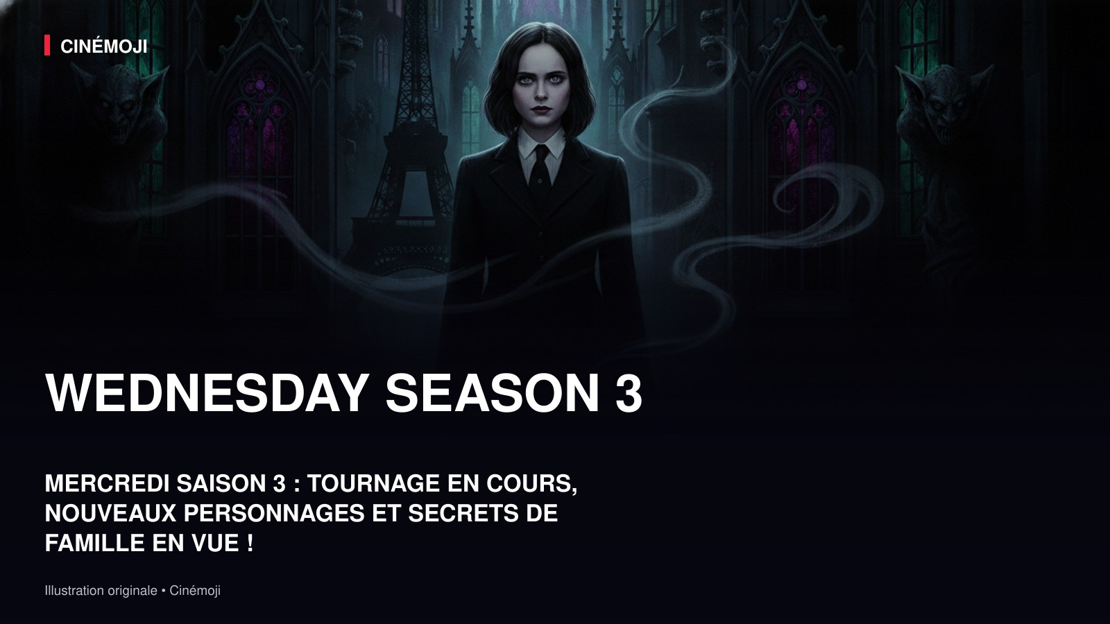 MERCREDI SAISON 3 : CE QUE L'ON SAIT SUR LA SUITE