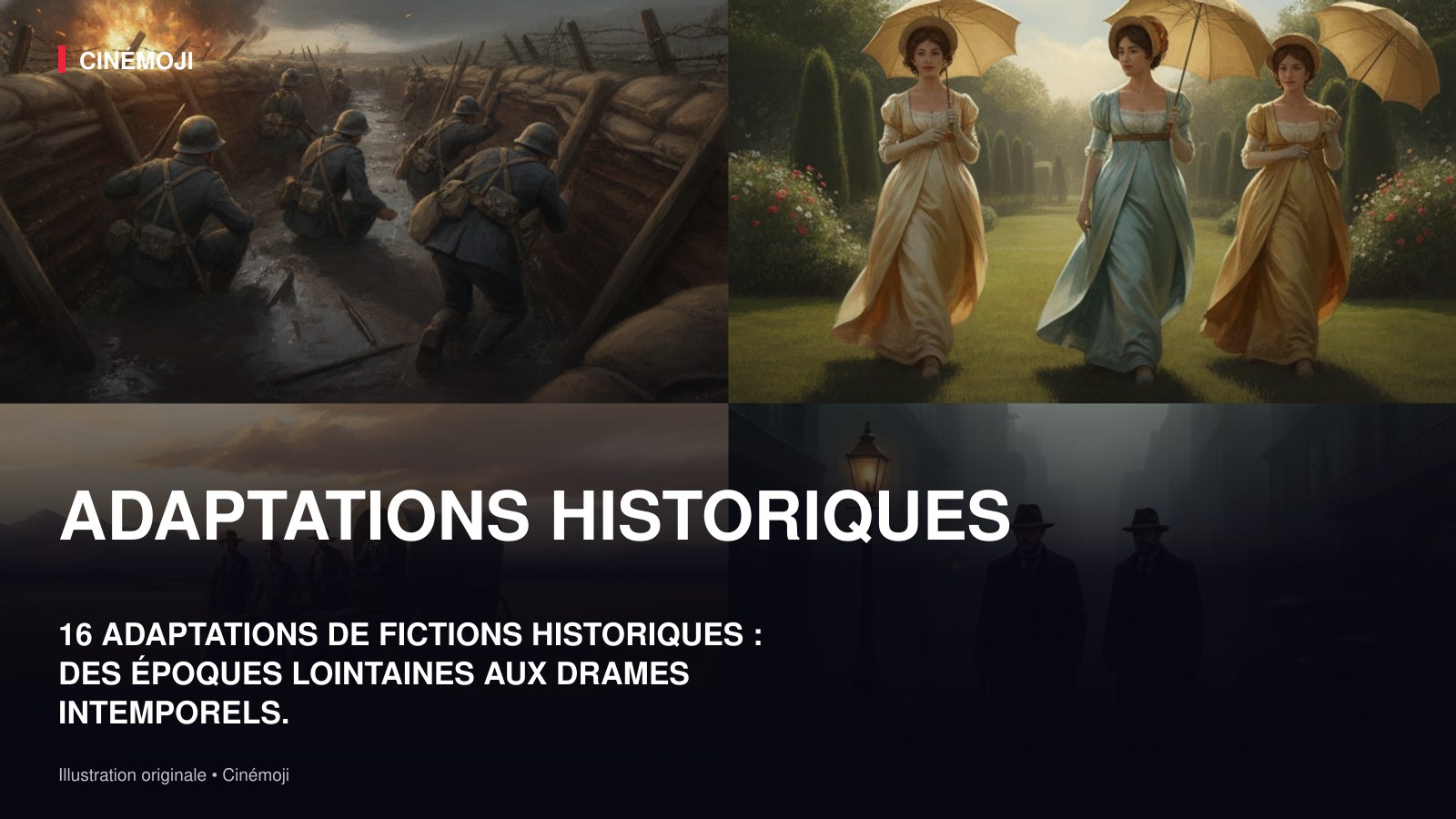 VOYAGE DANS LE TEMPS : 16 ADAPTATIONS DE FICTIONS HISTORIQUES À NE PAS MANQUER