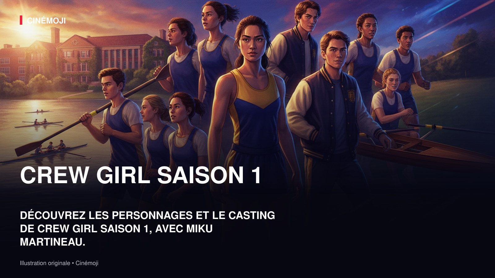 CREW GIRL SAISON 1 : GUIDE COMPLET DU CASTING ET DES PERSONNAGES