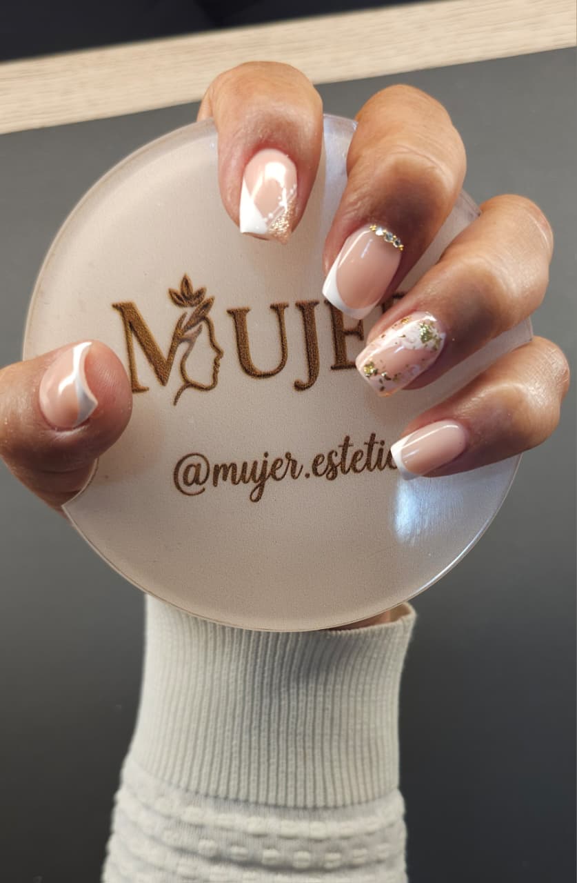 Perfectly polished pedicure.