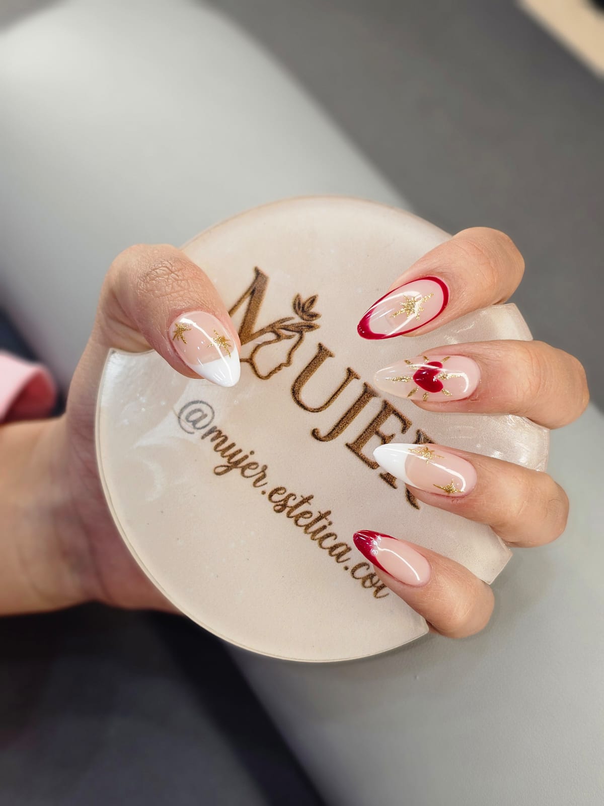 Nails with long-lasting semi-permanent polish.