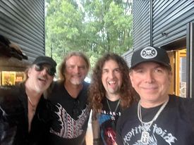 Frank Hannon, Howie Simon, Paul Taylor & me