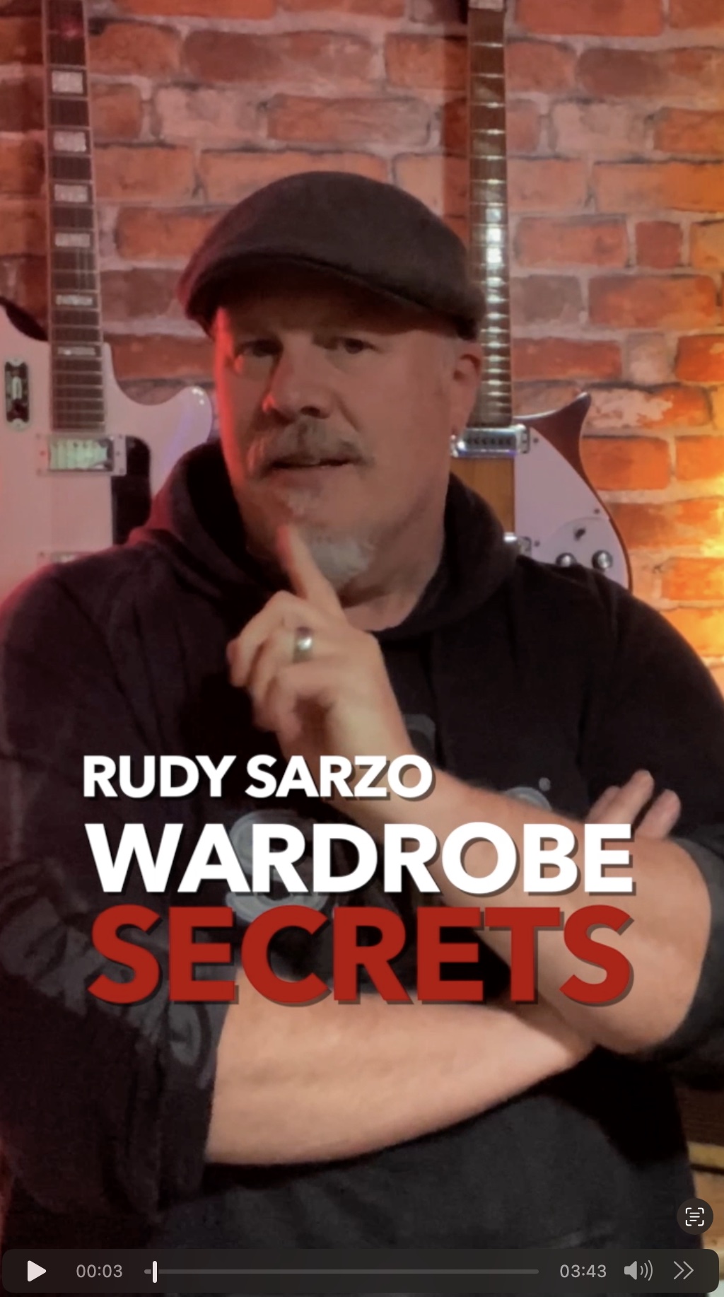 Rudy Sarzo Wardrobe Secrets