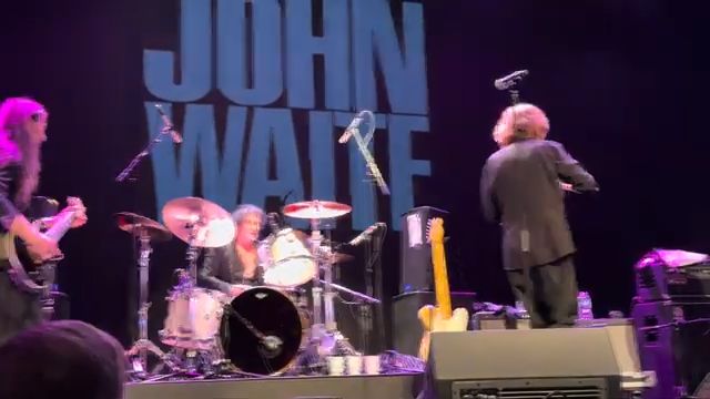 Performing with John Waite