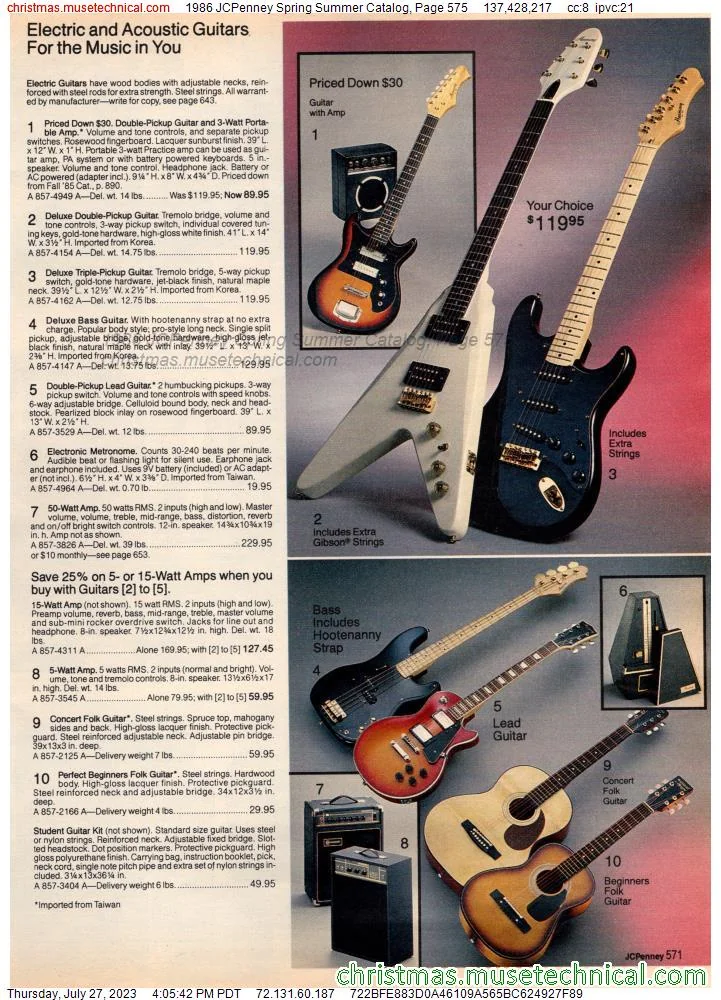 My first electric guitar