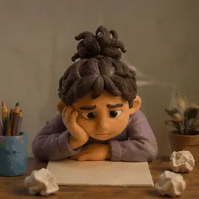 Human creativity animated