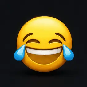 Laugh emoji