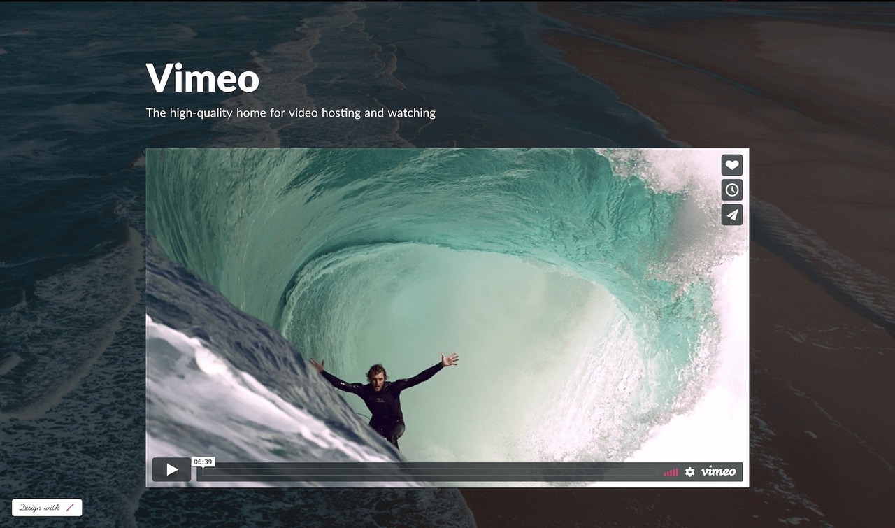 youtube vimeo studio iframe