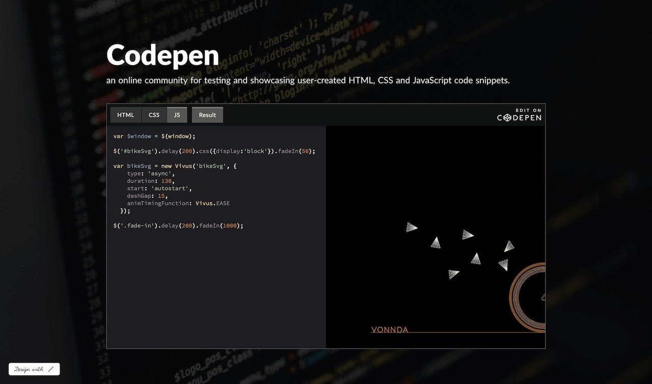 codepen iframe studio