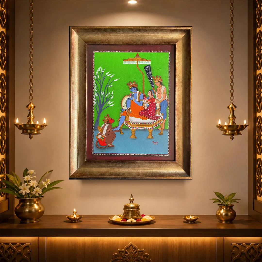 Shri Ram Darbar - Detail 1