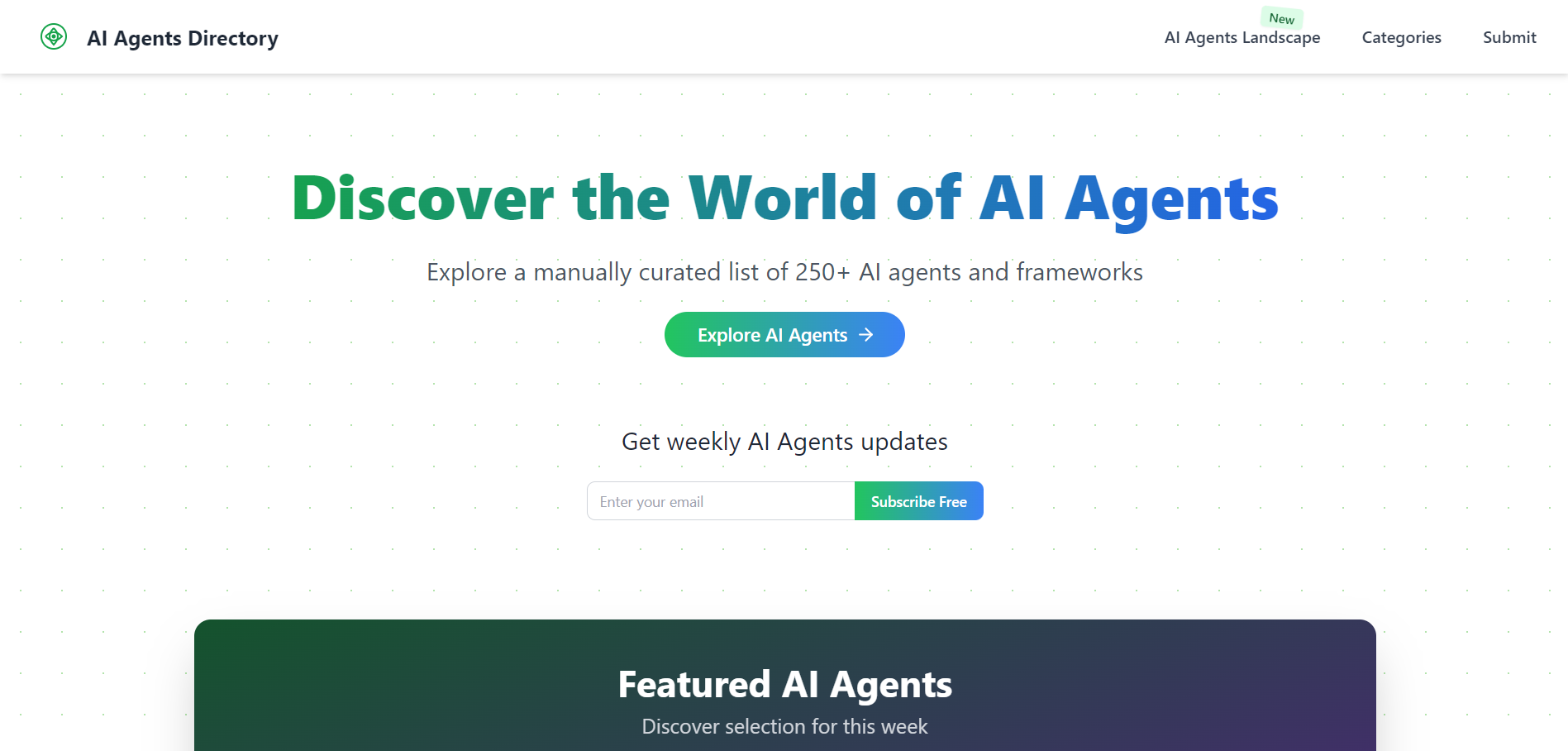 AI Agents Directory Preview