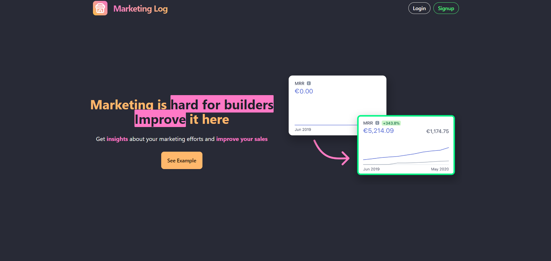 Marketing Log Preview