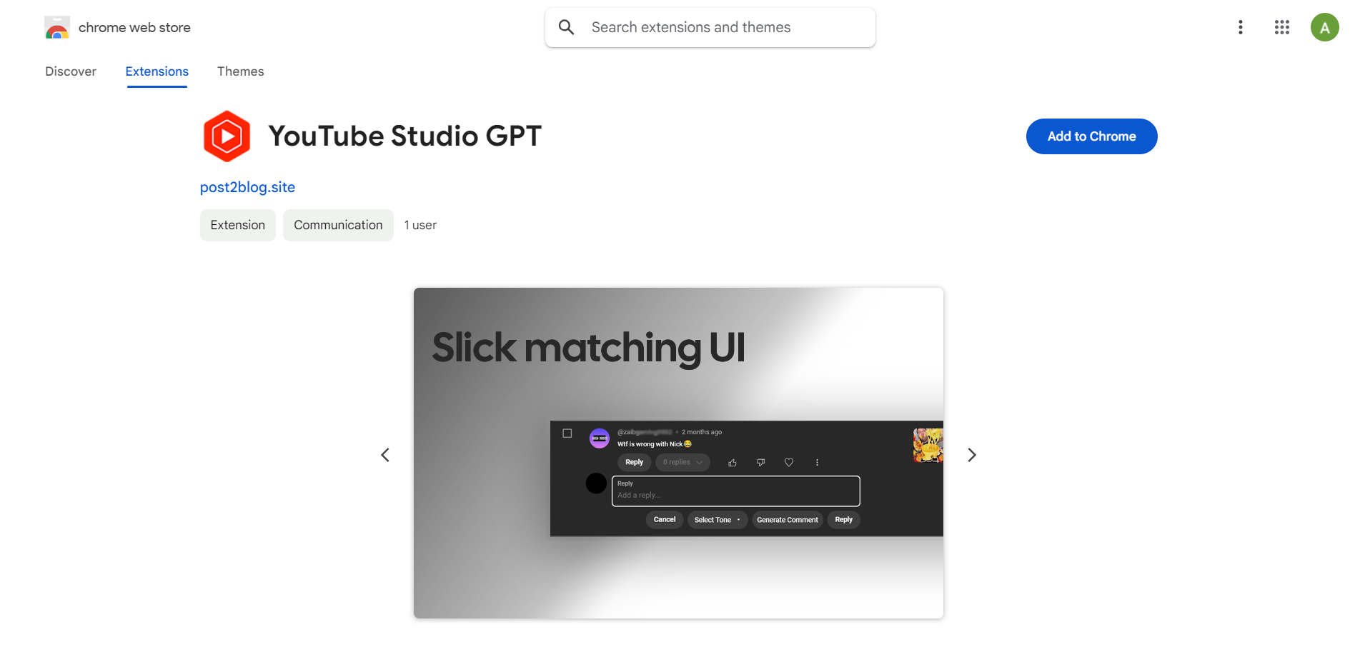 YouTube Studio GPT Preview