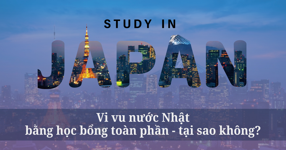 13 học bổng toàn phần Nhật Bản Stulink