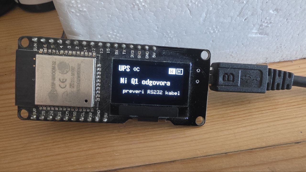 UPS-MON — JBus/Modbus RTU UPS telemetry with ESP32