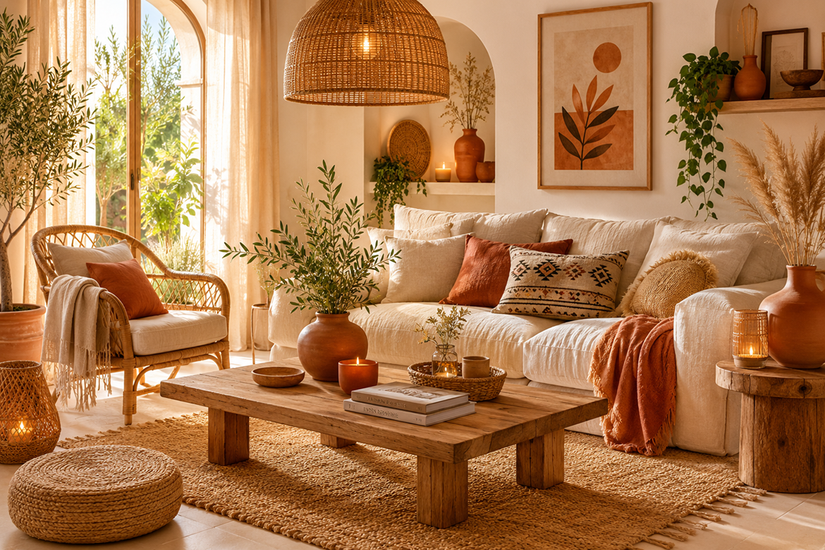 Le guide de la décoration bohème : créer un intérieur chaleureux, naturel et plein de personnalité