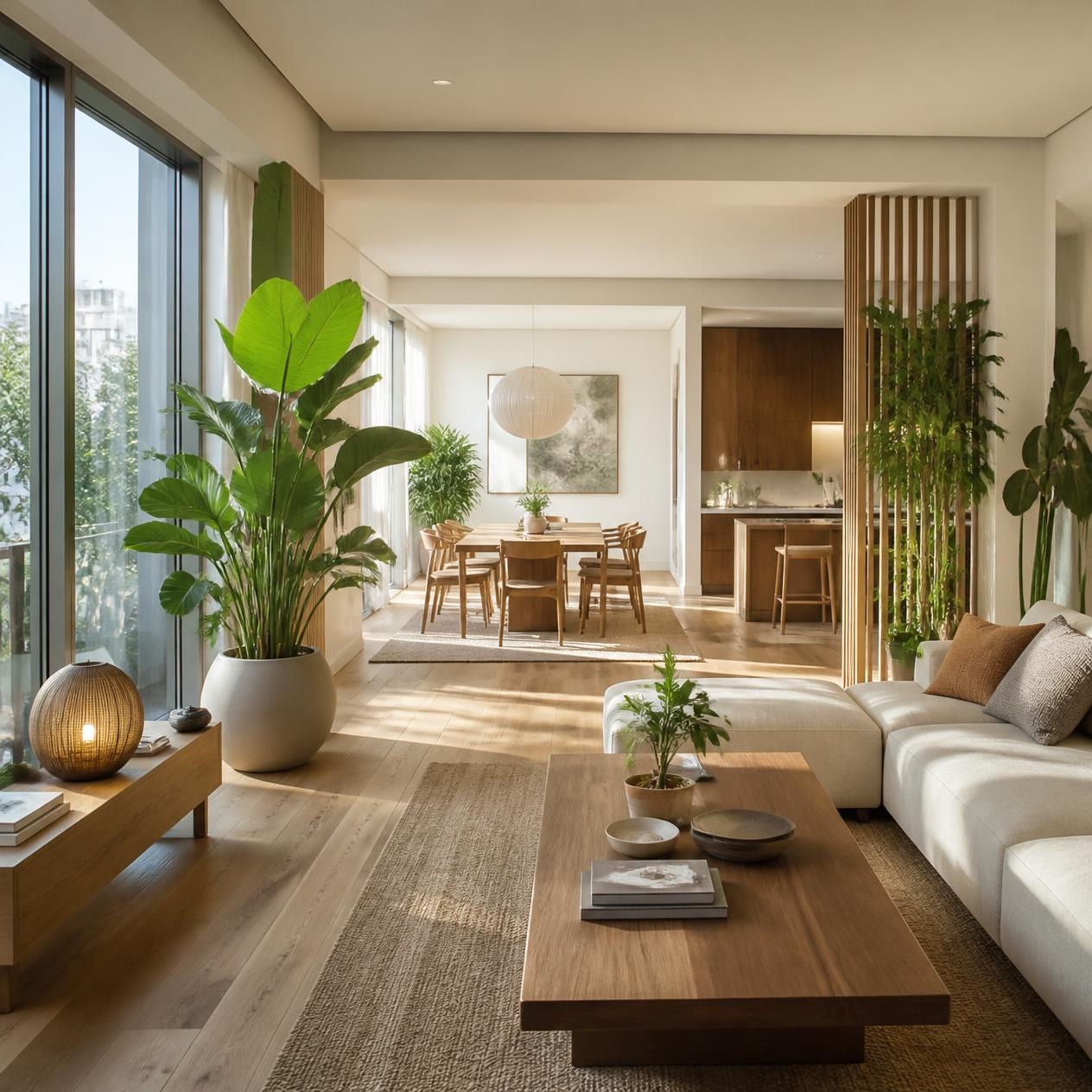 Appartement moderne Feng Shui