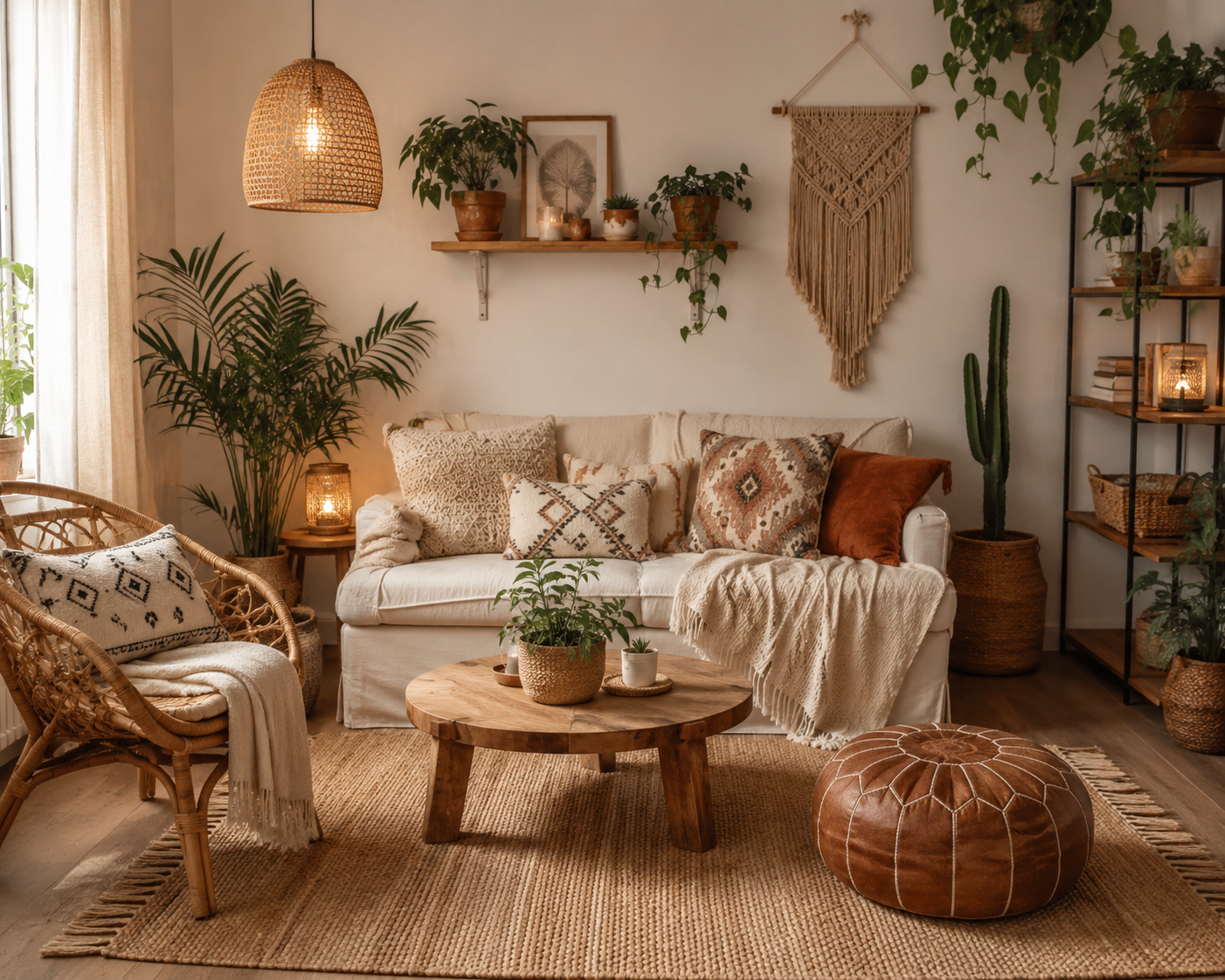 Petit salon Bohème : 8 idées d’aménagement