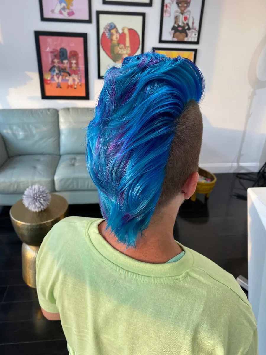 Bold in blue 