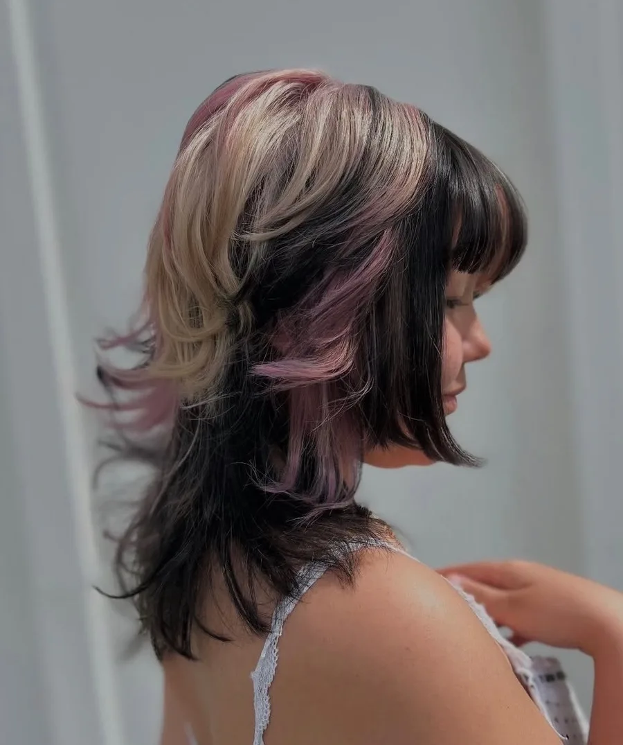 Neapolitan hair with a color correction 