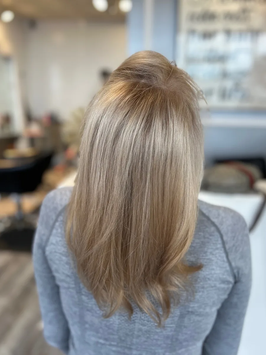 Scalp bleach color correction 