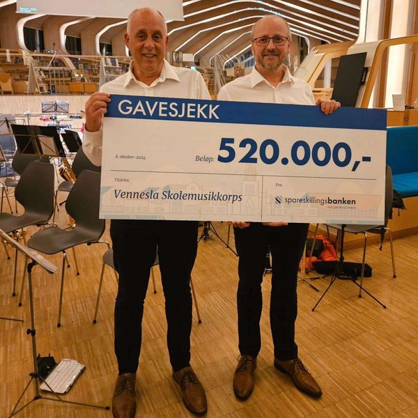 Fantastisk gave fra Spareskillingsbanken!