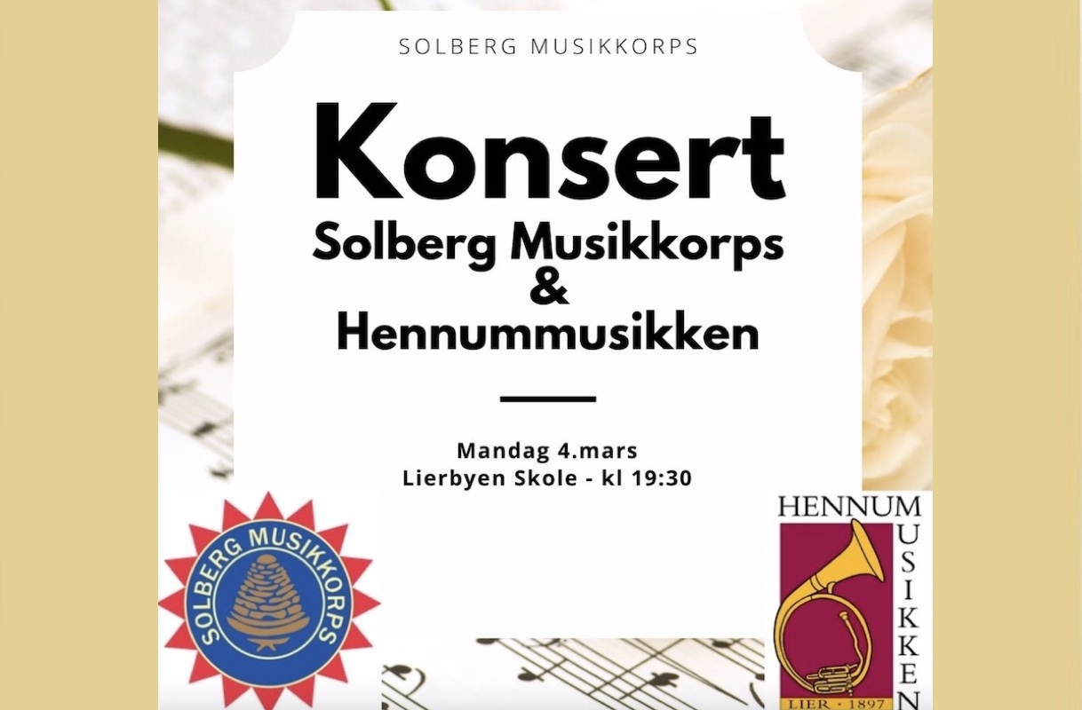 4. mars: Konsert i Lier