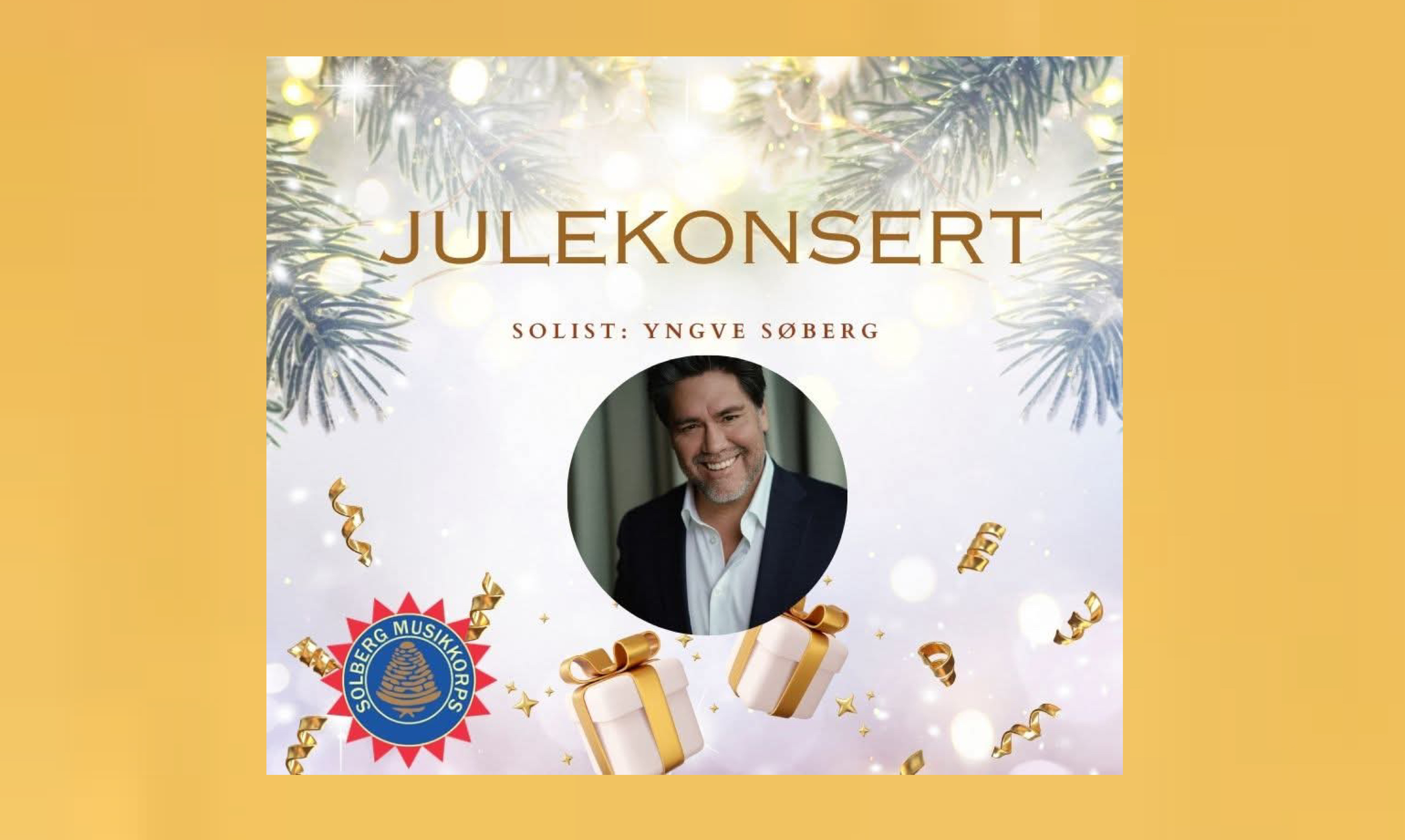 Julekonsert: Solberg Musikkorps med solist Yngve Søberg, Nedre Eiker kirke, tirsdag 9. desember