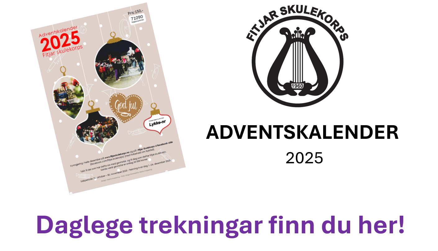Adventskalender vinnarar 2025
