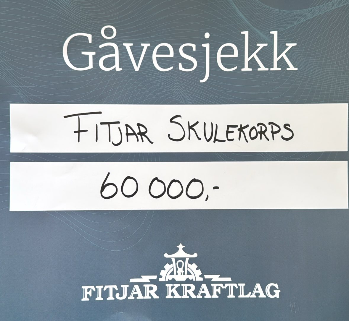 Takk til Fitjar Kraftlag! 