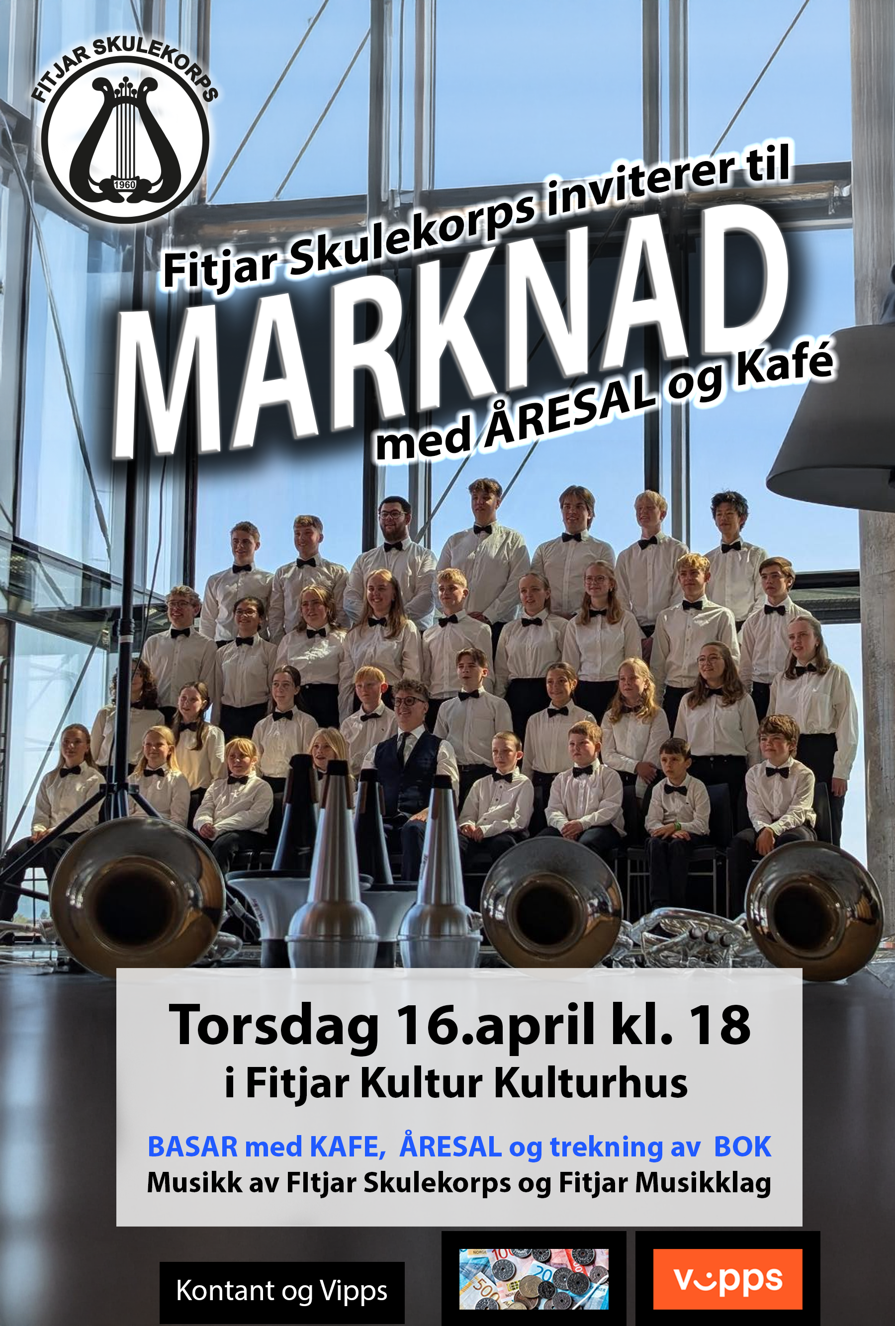 Me inviterer til Marknad torsdag 16.april kl. 18:00