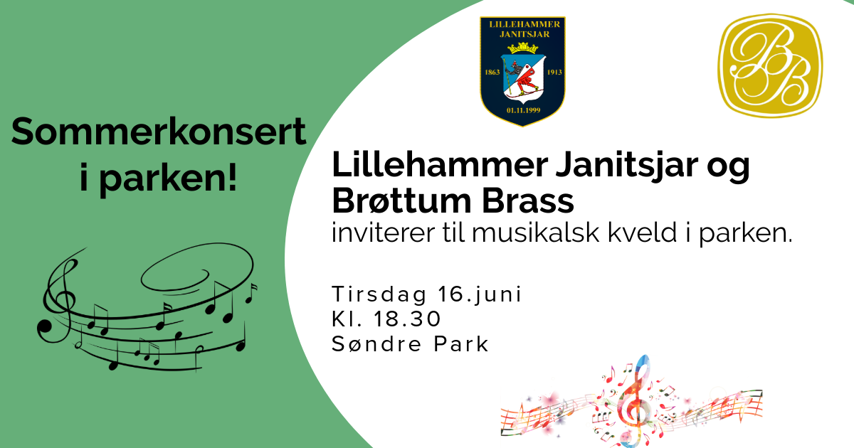 Sommerkonsert i parken!