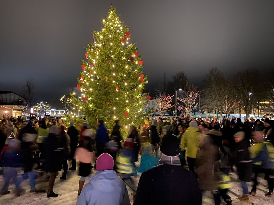 Julegrantenning i Stange sentrum 30.november kl 16.45