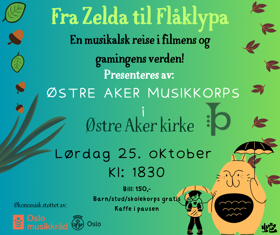Musikk fra Zelda til Flåklypa i Østre Aker kirke
