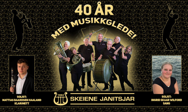 Vi fyller 40 år.