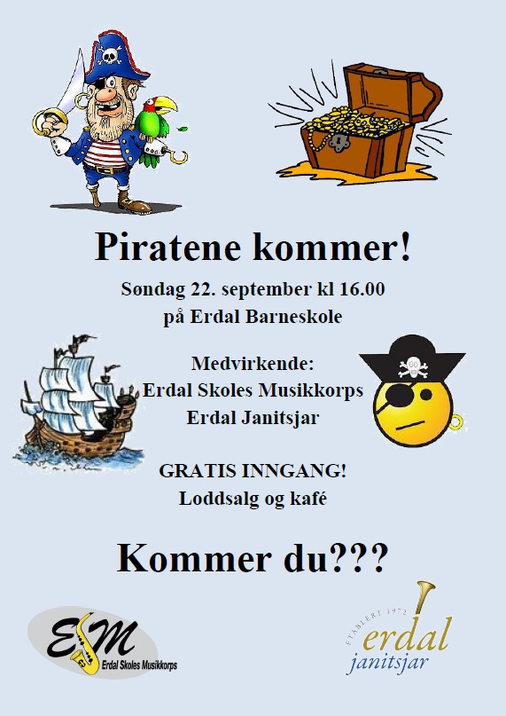 Piratene kommer !!! (September 2013)