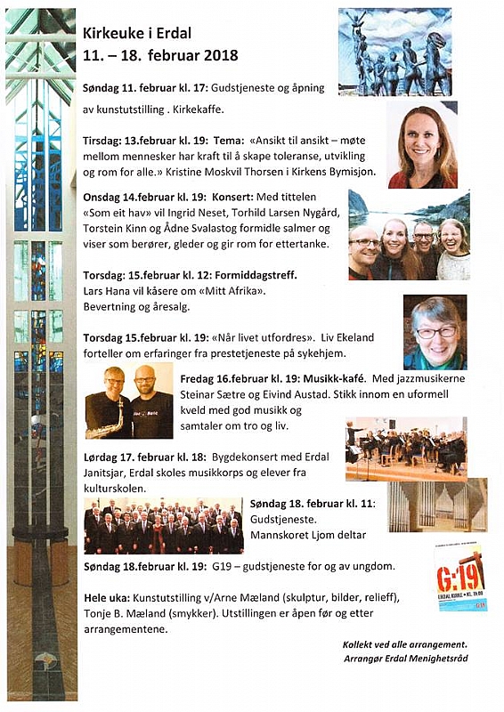 Kirkeuken - Erdal Kirke (februar 2018)