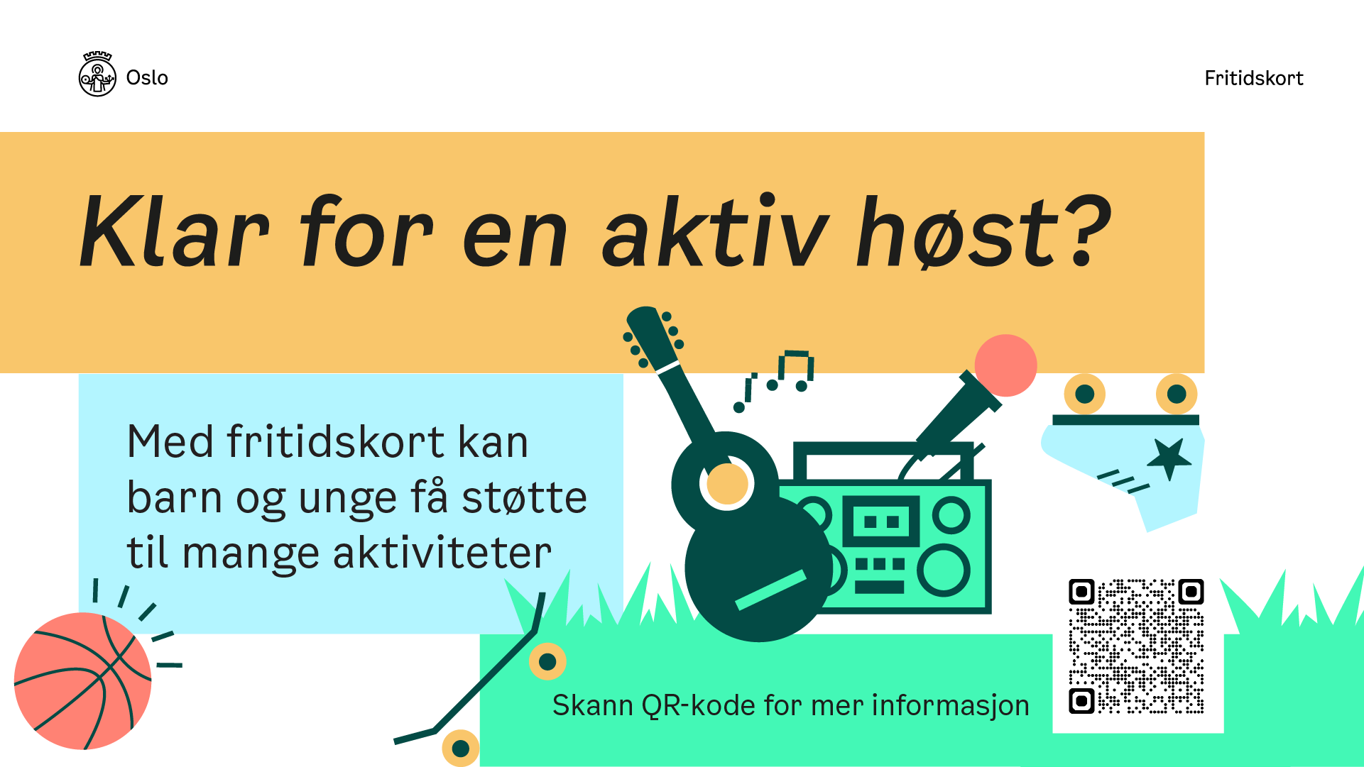 Fritidskortet lansert av Oslo kommune