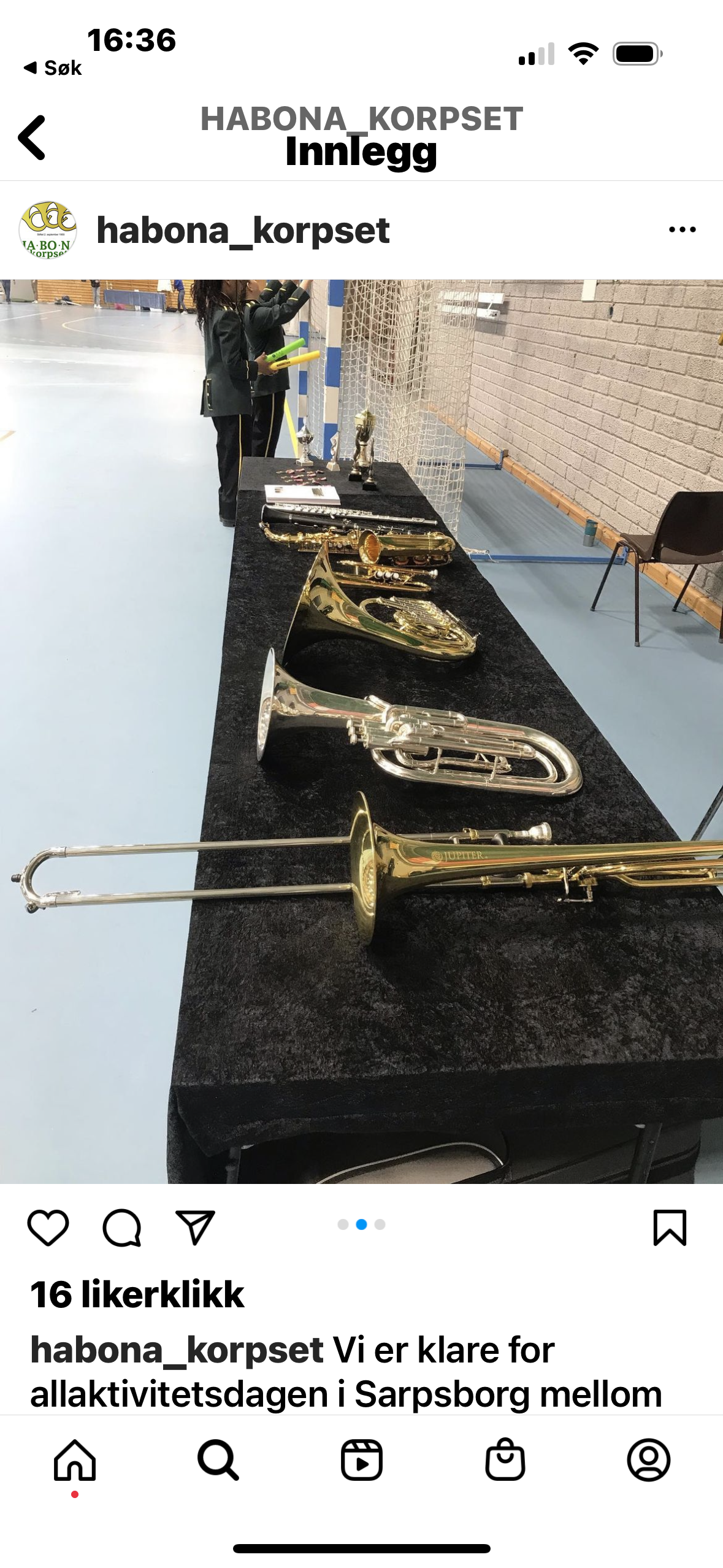 Instrumentprøving og aspirantinntak