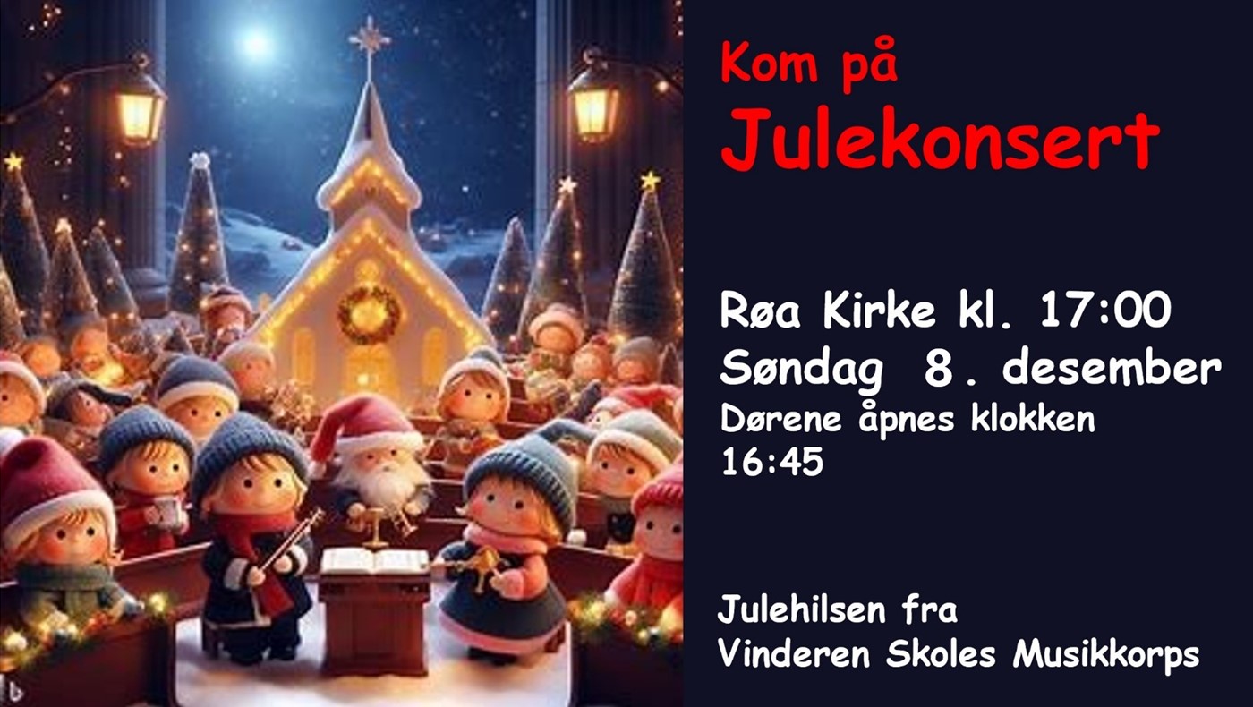 Velkommen til julekonsert i Røa kirke!