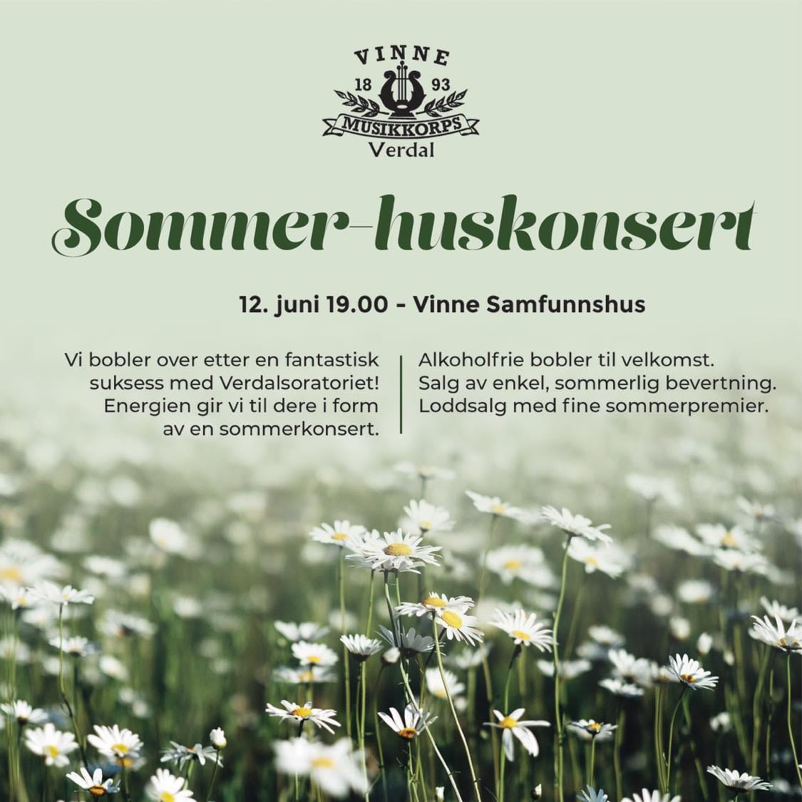 Sommer- Huskonsert 12. juni 2023