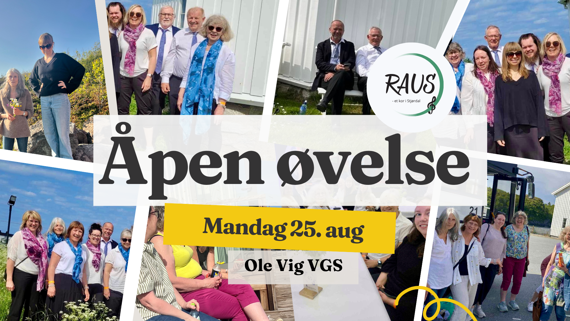 Åpen øvelse | Mandag 25. august 🌸🎶