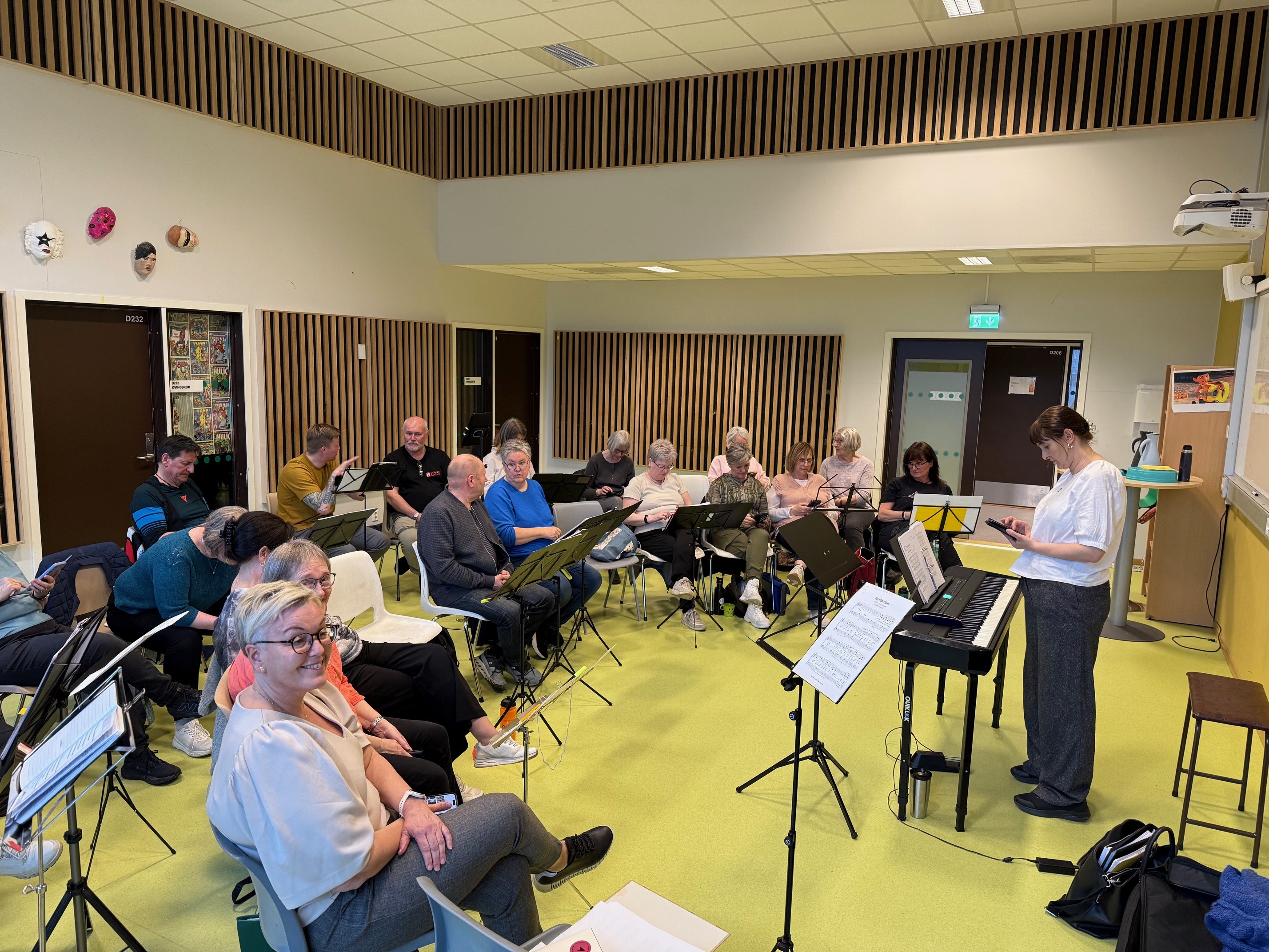 Hardtrening før vårkonserten