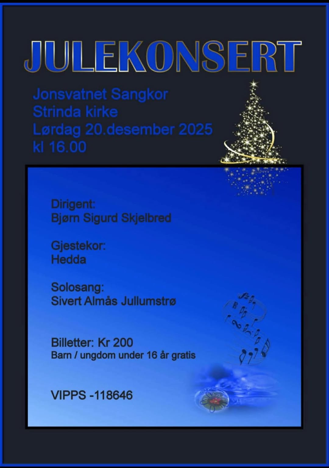 Jonsvatnet Sangkors julekonsert